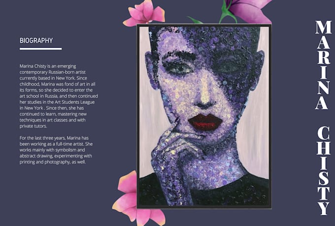 professionally edit your artist statement, bio, or artist book